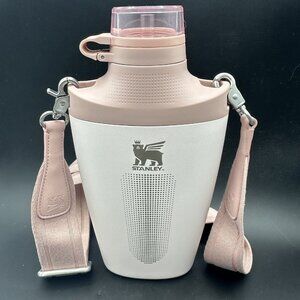 Stanley Cross Bottle 23 oz Travel Bottle w/ Strap Rose Quartz Leakproof w/ Straw